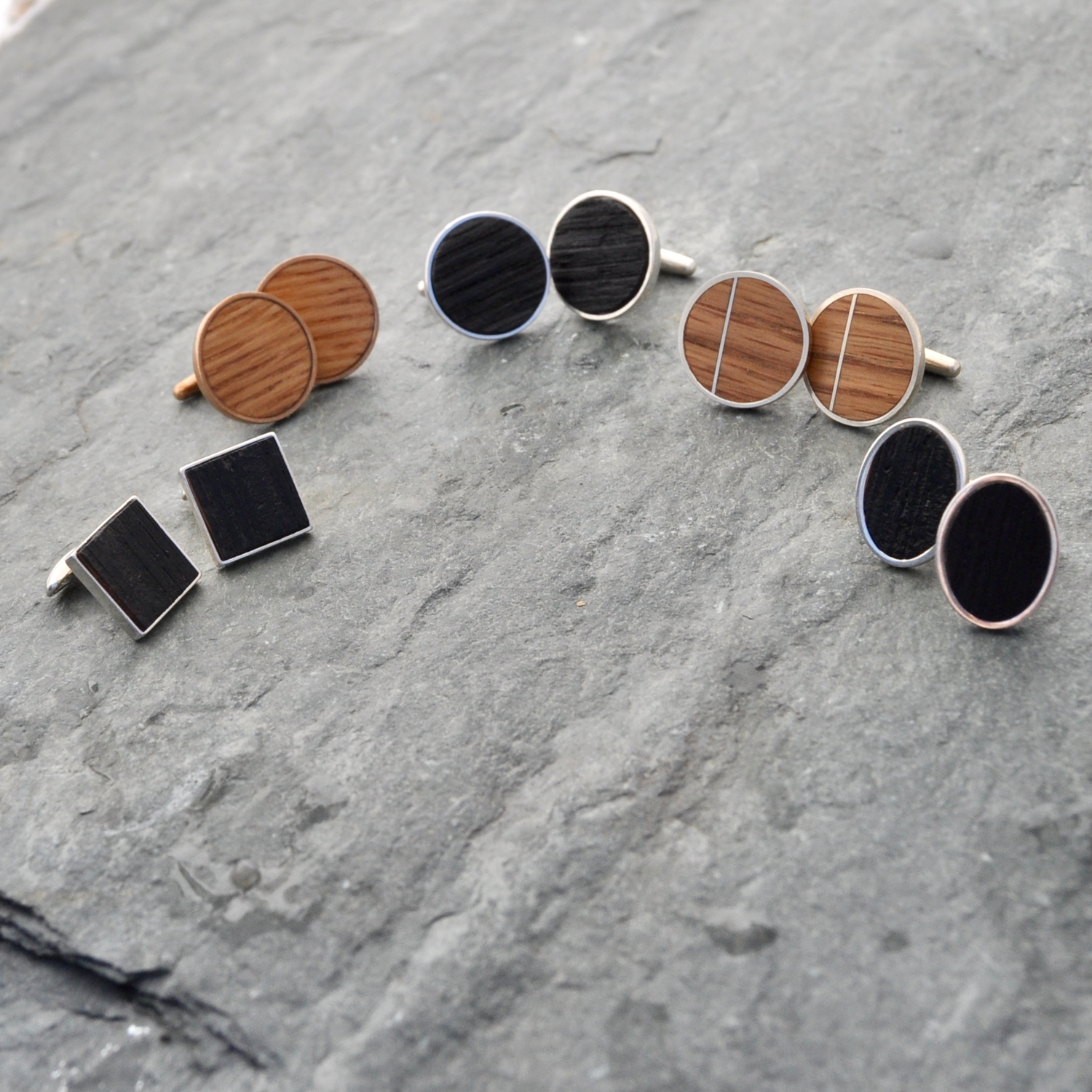 Cufflinks - Naturaleza Organic Jewelry