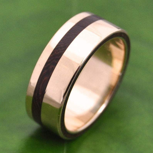 Yellow Gold Equinox Nacascolo Wood Ring - Naturaleza Organic Jewelry & Wood Rings