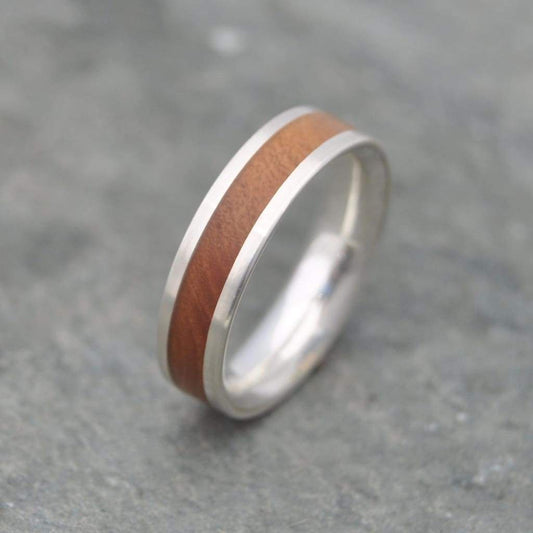 Custom Comfort Wood Ring With the Wood of Your Choice - Naturaleza Organic Jewelry & Wood Rings