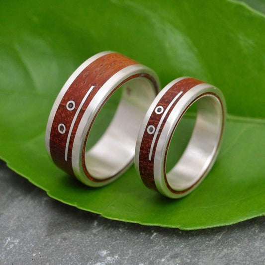 Wood Mayan Numerology Wood Ring - Naturaleza Organic Jewelry & Wood Rings