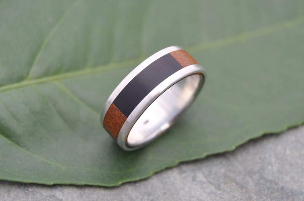 Tres Cuadros Wood Ring - Naturaleza Organic Jewelry & Wood Rings