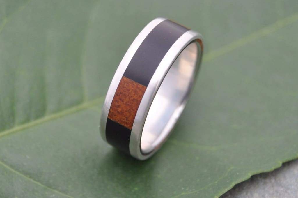 Tres Cuadros Wood Ring - Naturaleza Organic Jewelry & Wood Rings