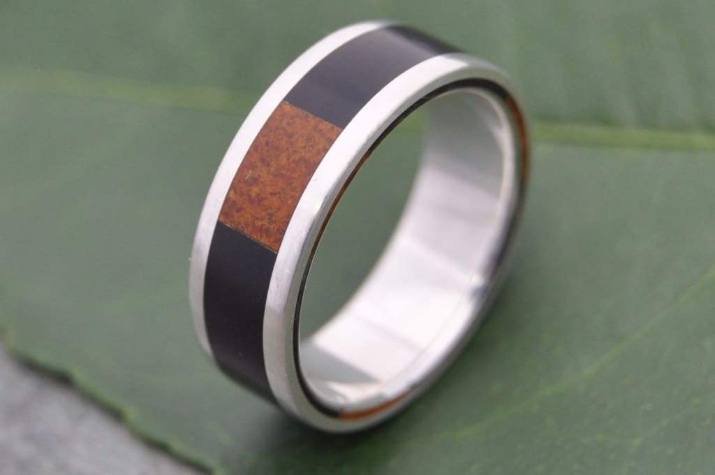 Tres Cuadros Wood Ring - Naturaleza Organic Jewelry & Wood Rings