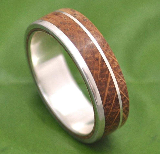 Bourbon Barrel Wood Ring, Whiskey Barrel Ring - Un Lado Asi Wood Ring - Naturaleza Organic Jewelry & Wood Rings