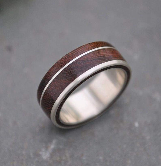 Un Lado Asi Nacascolo Wood Ring - Naturaleza Organic Jewelry & Wood Rings