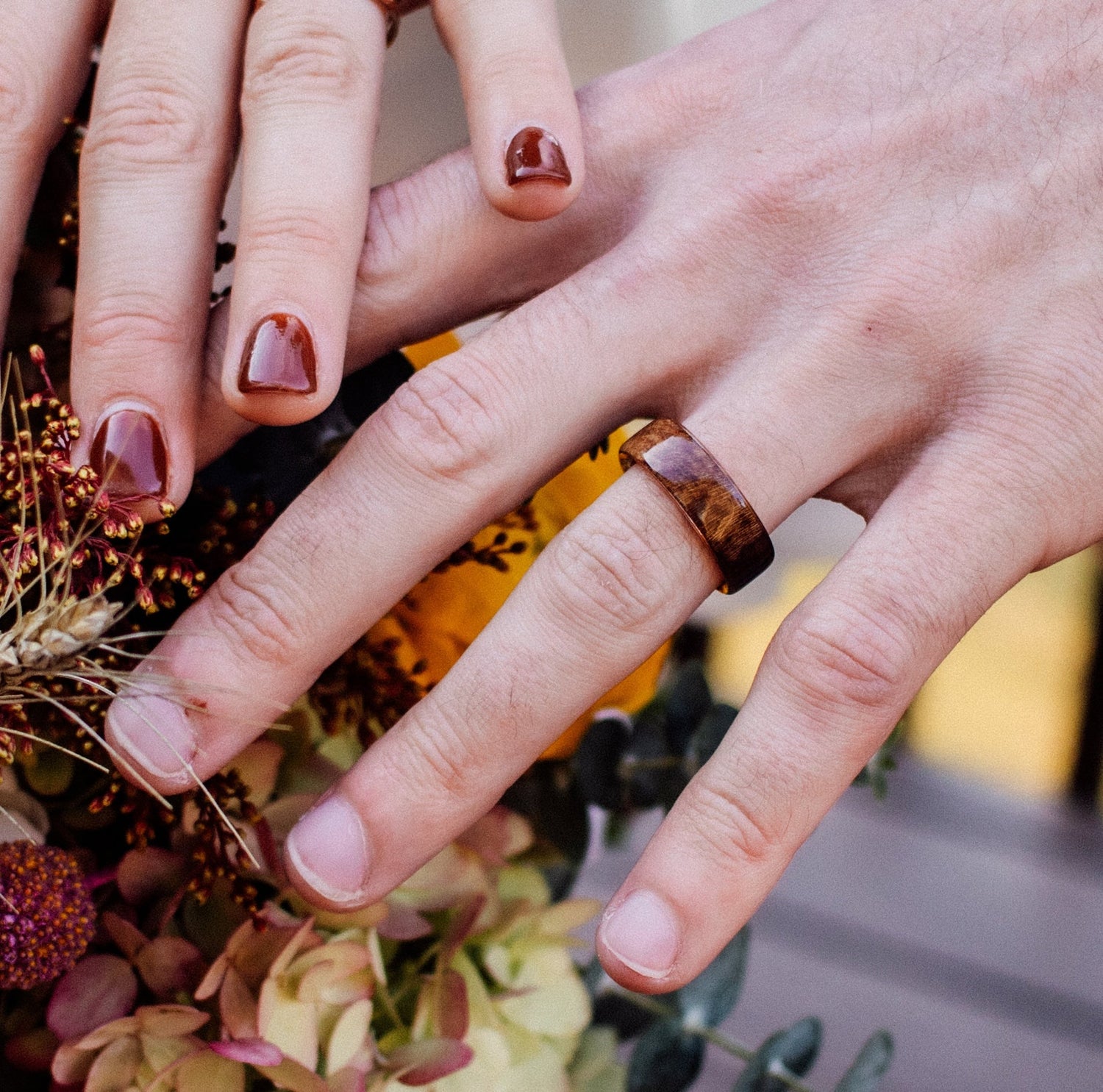 Mens Wood Wedding Bands