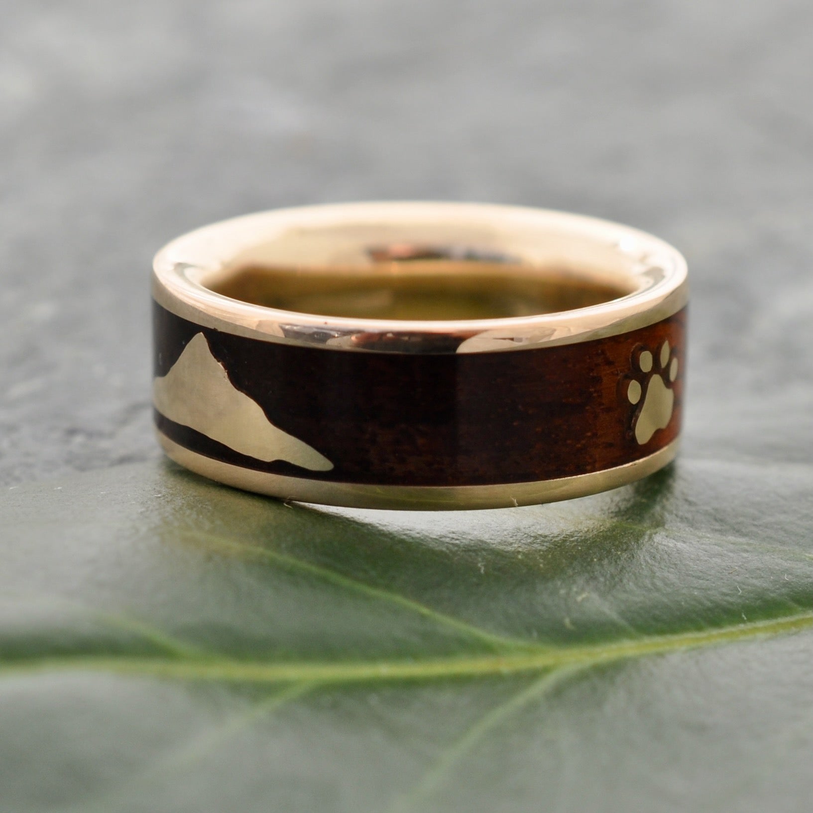 Paw and Mountain Symbol Gold Ring (2).jpeg