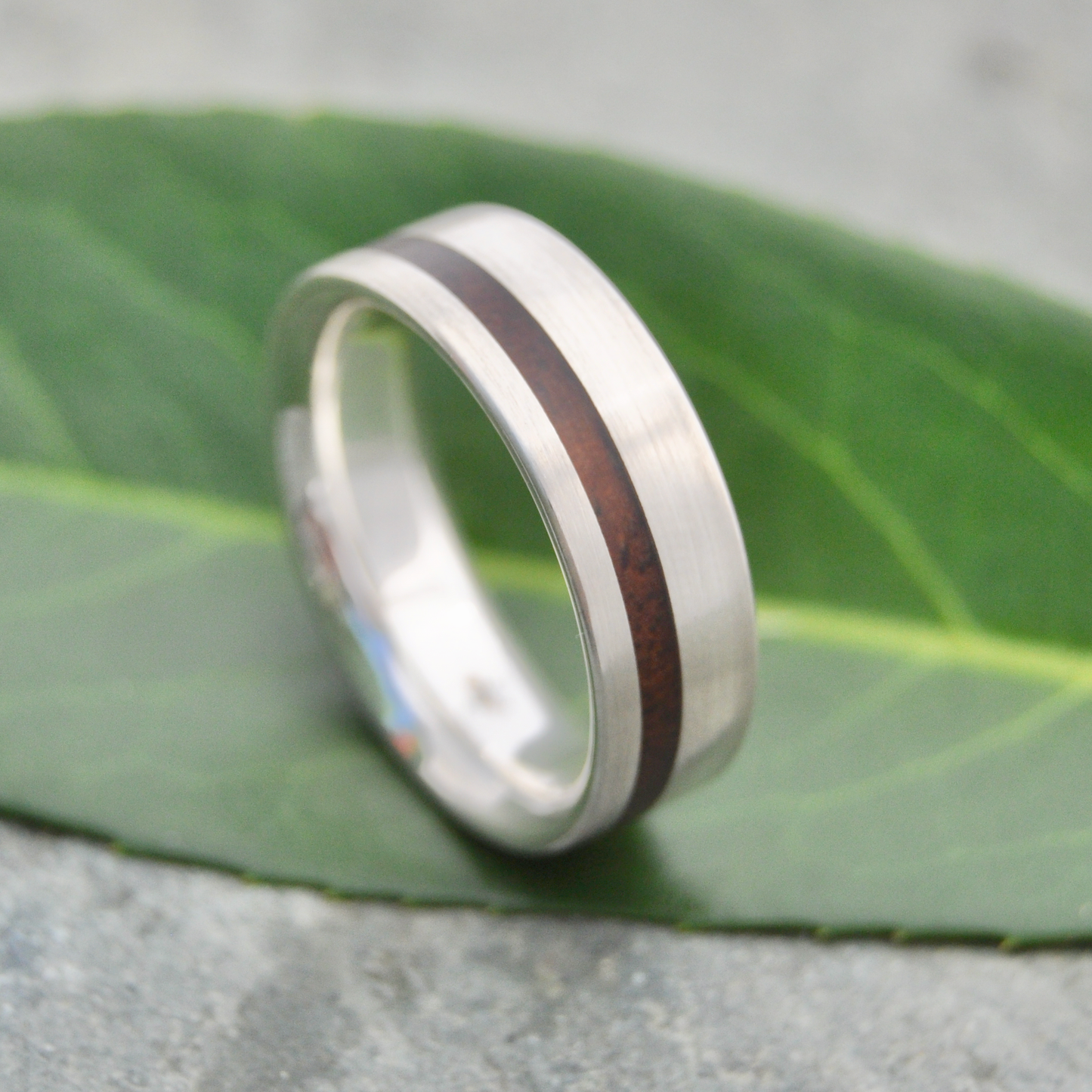 Custom nacascolo and silver ring, Equinox design made to order