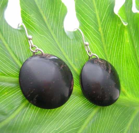 Rio Coyol Earrings - Naturaleza Organic Jewelry & Wood Rings