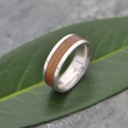 Comfort Lados Bourbon Barrel Wedding Band - Naturaleza Organic Jewelry & Wood Rings