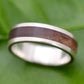Lados Kentucky Black Walnut Wood Ring - Naturaleza Organic Jewelry & Wood Rings