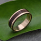 Yellow Gold Wood Wedding Ring, Lados Nacascolo - Naturaleza Organic Jewelry & Wood Rings