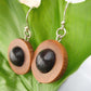 Maridos Earrings, Palm Tree Seed Earrings - Naturaleza Organic Jewelry & Wood Rings