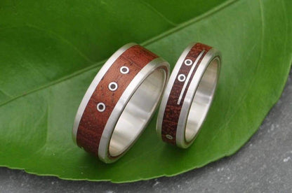 Wood Mayan Numerology Wood Ring - Naturaleza Organic Jewelry & Wood Rings