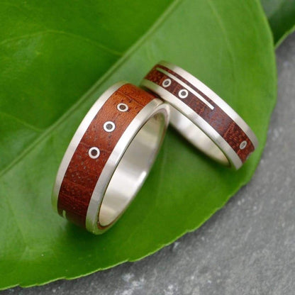 Wood Mayan Numerology Wood Ring - Naturaleza Organic Jewelry & Wood Rings