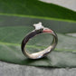 Princess Cut Diamond Wood Engagement Ring - Naturaleza Organic Jewelry & Wood Rings