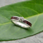 Rough Diamond Solitaire Wood Ring, Wooden Engagement Ring, Womens Wood Ring - Naturaleza Organic Jewelry & Wood Rings