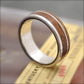 Bourbon Barrel Wood Ring, Whiskey Barrel Ring - Un Lado Asi Wood Ring - Naturaleza Organic Jewelry & Wood Rings
