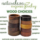 Gold and Silver Wood Wedding Ring, Un Lado Asi Nacascolo Wood Ring - Naturaleza Organic Jewelry & Wood Rings